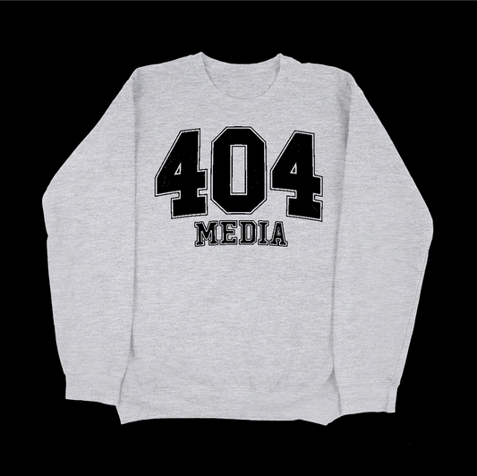 NEW: 404 Media University Crew Neck Sweatshirt